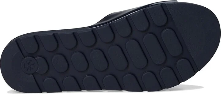 Tory Burch Buckle Slide Women's Shoes New Navy/Silver : 6 M, Synthetic - Image 3