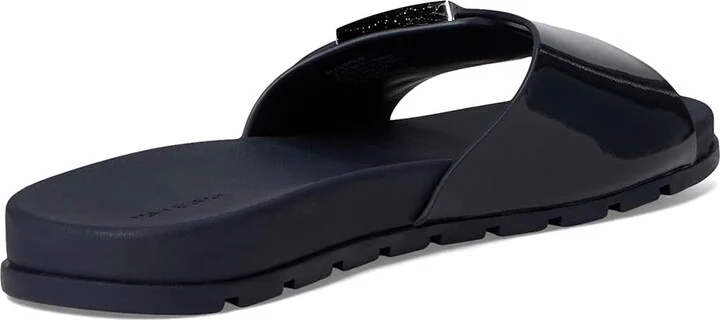 Tory Burch Buckle Slide Women's Shoes New Navy/Silver : 6 M, Synthetic - Image 4