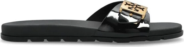 Tory Burch Buckle Slip-On Slides