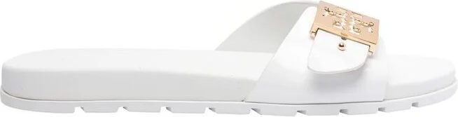 Tory Burch Buckle Slip-On Slides