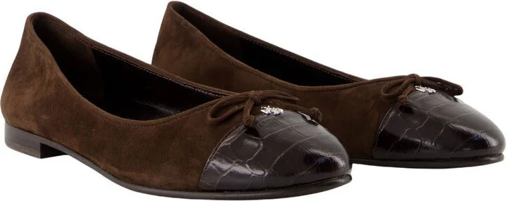 Tory Burch Cap Toe Ballerinas - Image 2
