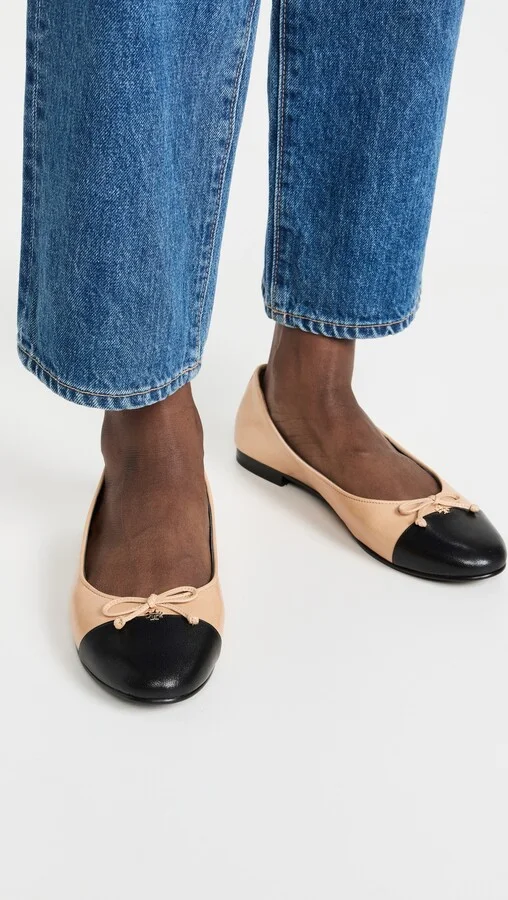 Tory Burch Cap Toe Ballet - Image 5
