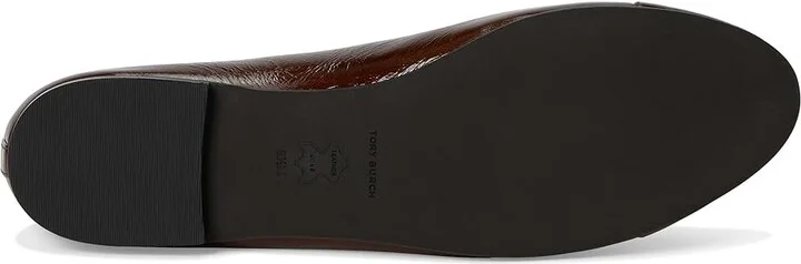 Tory Burch Cap-Toe Ballet Women's Shoes Dark Maple/Dark Maple : 6 M, Leather - Image 3