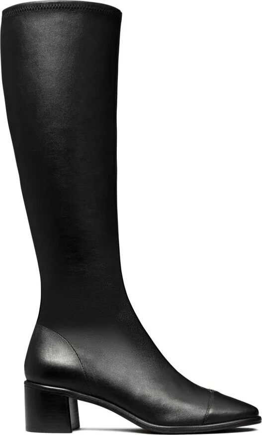 Tory Burch Cap-Toe Knee-High Boots