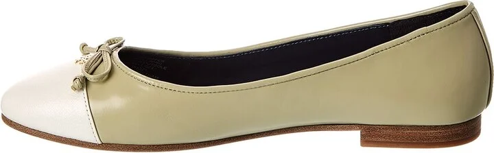 Tory Burch Cap-Toe Leather Ballet Flat - Image 2
