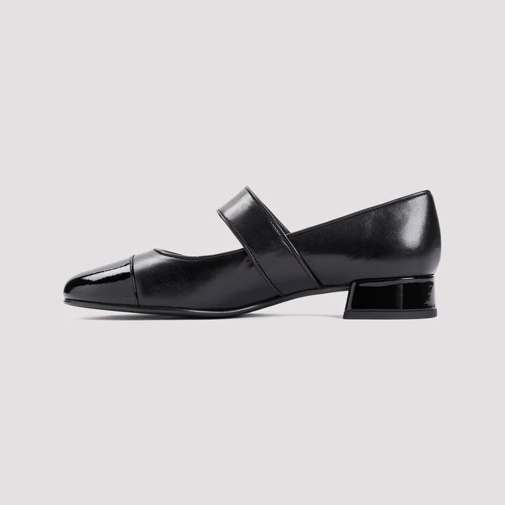 Tory Burch Cap Toe Mary Jane Ballerinas - Image 2