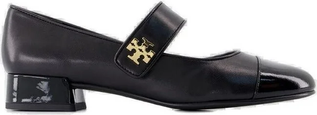 Tory Burch Cap-Toe Mary Jane Heeled Pumps
