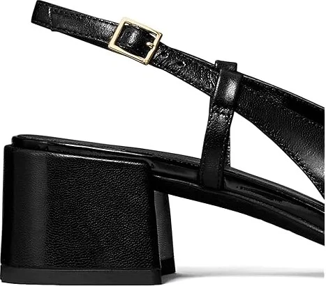 Tory Burch Cap-Toe Slingback 45mm Women's Shoes Perfect Black/Perfect Black : 10 M, Leather - Image 3