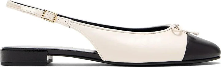 Tory Burch Cap-Toe Slingback Ballet