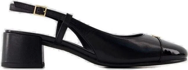 Tory Burch Cap-Toe Slingback Pumps