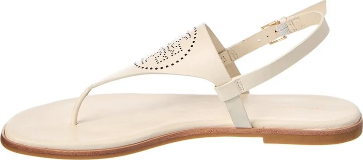 Tory Burch Capri Perf Leather Sandal - Image 2