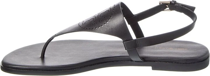 Tory Burch Capri Perf Leather Sandal - Image 2