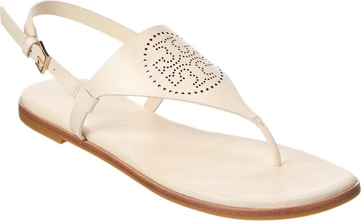 Tory Burch Capri Perf Leather Sandal
