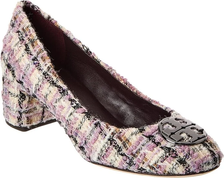 Tory Burch Chelsea 50 Tweed Pump