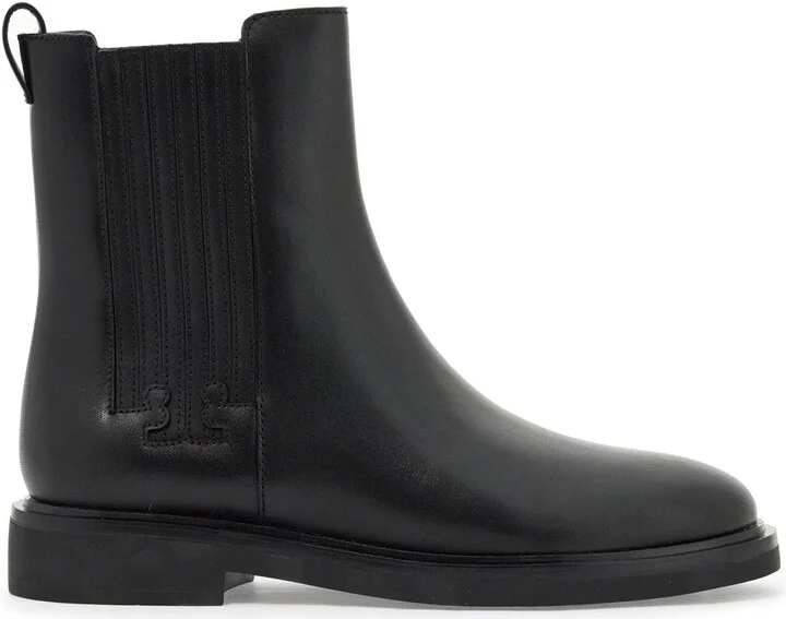 TORY BURCH chelsea ankle boots with t-shaped finishes