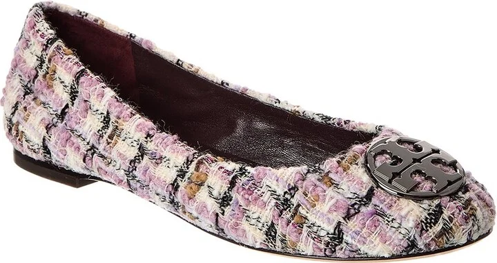 Tory Burch Chelsea Tweed Ballet Flat