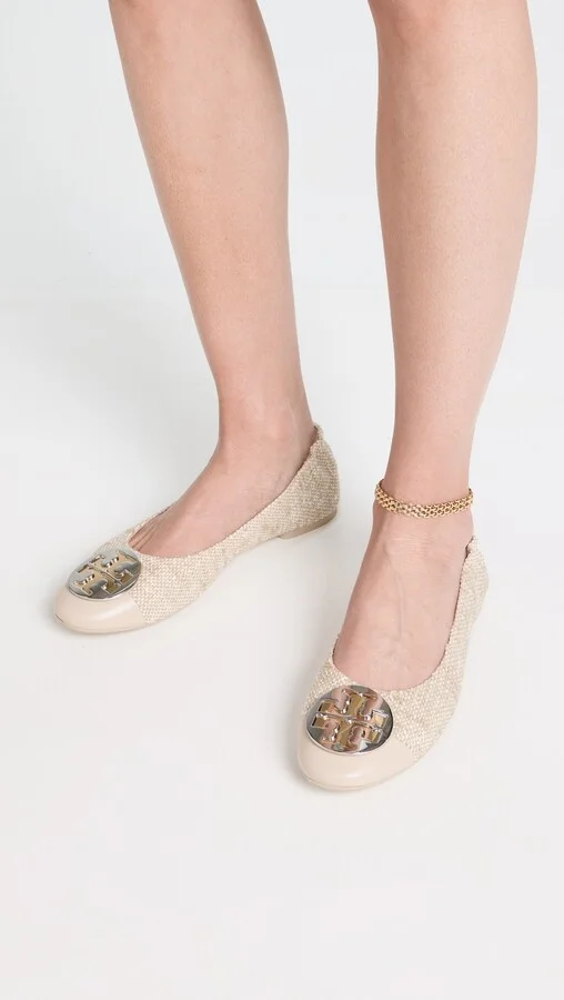 Tory Burch Claire Cap-Toe Ballet Flats - Image 2