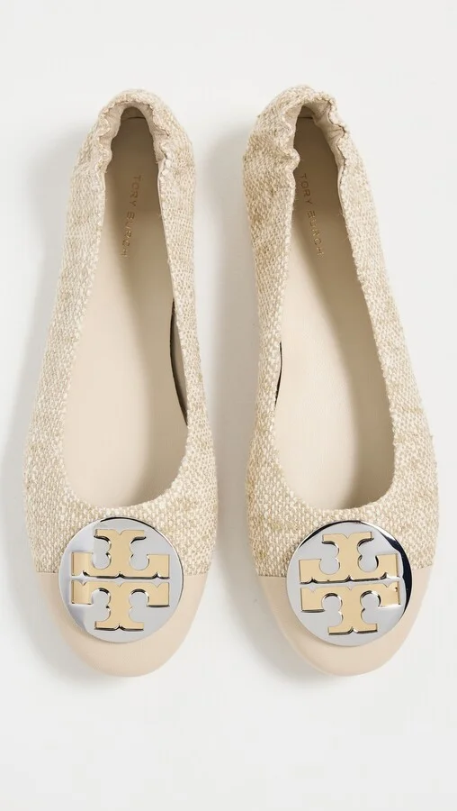 Tory Burch Claire Cap-Toe Ballet Flats - Image 5