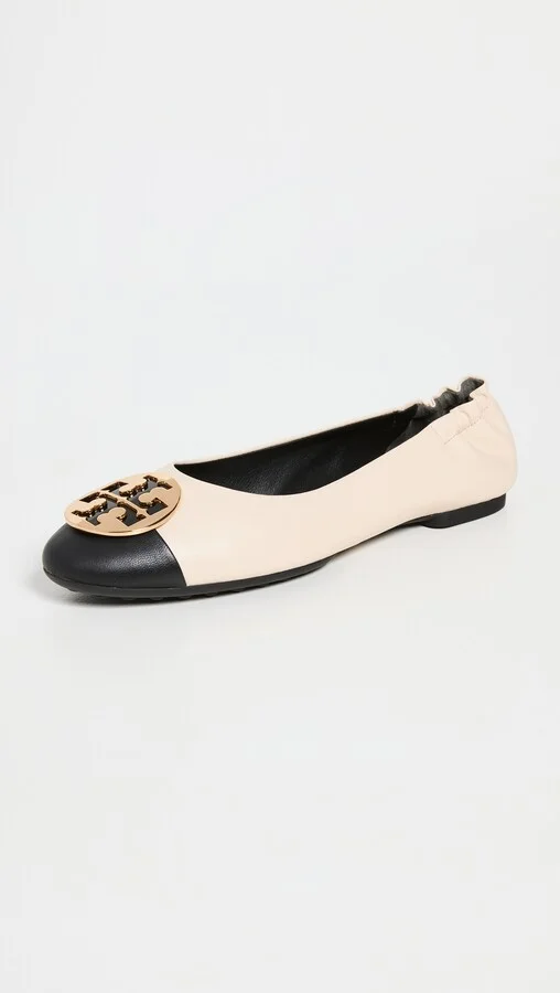 Tory Burch Claire Cap Toe Ballet Flats - Image 2