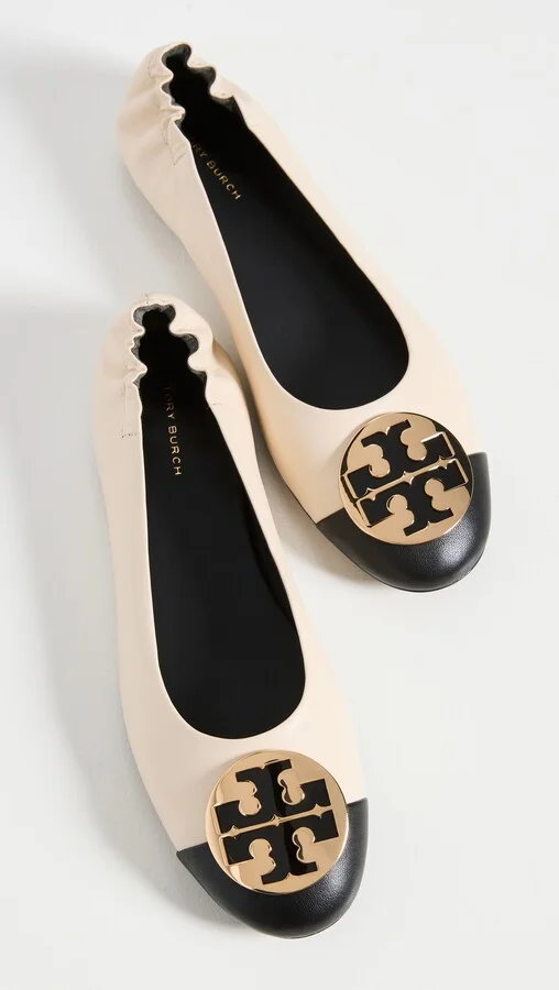 Tory Burch Claire Cap Toe Ballet Flats - Image 3