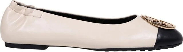 Tory Burch Claire Cap-Toe Ballet Flats