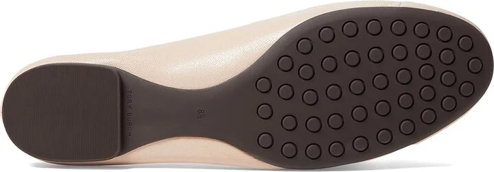 Tory Burch Claire Cap-Toe Ballet Women's Flat Shoes Rose Pink/Gold/Silver : 5 M, Leather - Image 3
