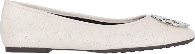Tory Burch Claire Cap-Toe Quilted Ballet Flats
