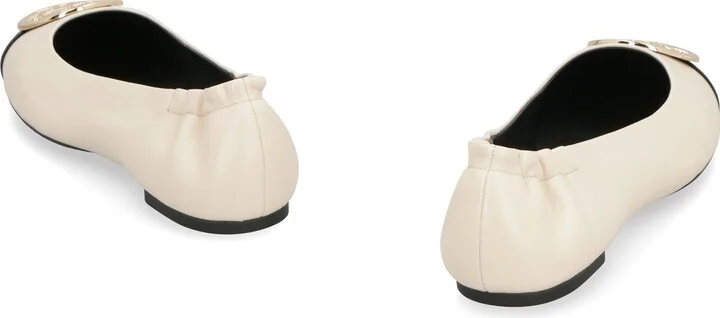 Tory Burch Claire Leather Ballet Flats - Image 4