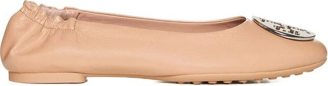 Tory Burch Claire Logo Plaque Ballerinas