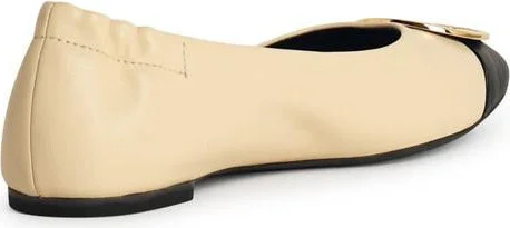 Tory Burch Claire Two-Color Leather Ballet Flats - Image 3