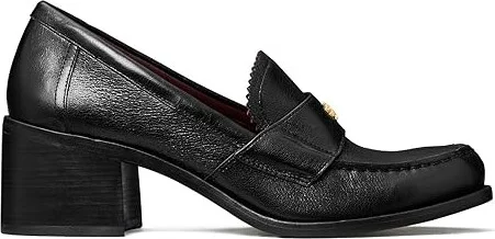 Tory Burch Classic Heeled Loafers 55MM High Women's Heels Perfect Black : 5 M, Leather - Image 4