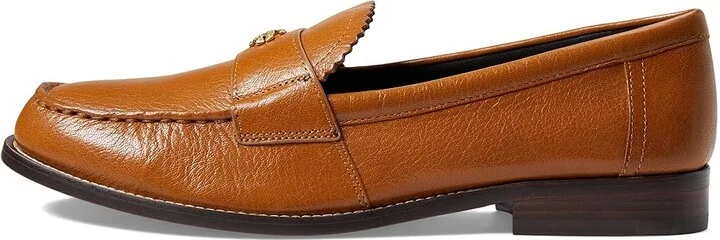 Tory Burch Classic Loafer Women's Shoes Coconut Sugar : 5 M, Leather - Image 6