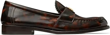 Tory Burch Classic Loafers Women's Flat Shoes Tortoise Patent : 6 M, Leather - Image 4
