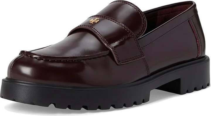 Tory Burch Classic Lug Loafers Women's Flat Shoes Plum : 7 M, Leather - Image 5