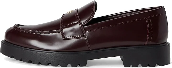 Tory Burch Classic Lug Loafers Women's Flat Shoes Plum : 7 M, Leather - Image 6