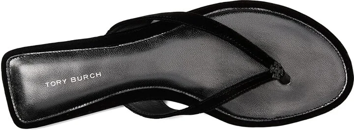 Tory Burch Classic Pave Flip Flop Women's Sandals Perfect Black : 10.5 M, Leather - Image 2