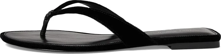 Tory Burch Classic Pave Flip Flop Women's Sandals Perfect Black : 10.5 M, Leather - Image 6