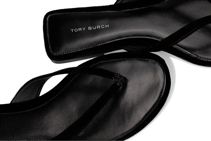 Tory Burch Classic Pave Flip Flop Women's Sandals Perfect Black : 10.5 M, Leather - Image 7