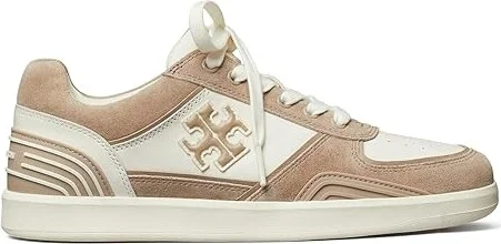 Tory Burch Clover Court Women's Shoes New Ivory/Cerbiatto/Cerbiatto : 6 M, Leather/Synthetic - Image 4