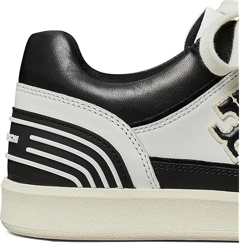 Tory Burch Clover Court Women's Shoes Purity/Perfect Black : 10 M, Leather/Synthetic - Image 3