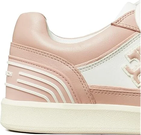 Tory Burch Clover Court Women's Shoes Purity/Shell Pink : 5 M, Leather/Synthetic - Image 3
