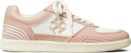 Tory Burch Clover Court Women's Shoes Purity/Shell Pink : 5 M, Leather/Synthetic - Image 4