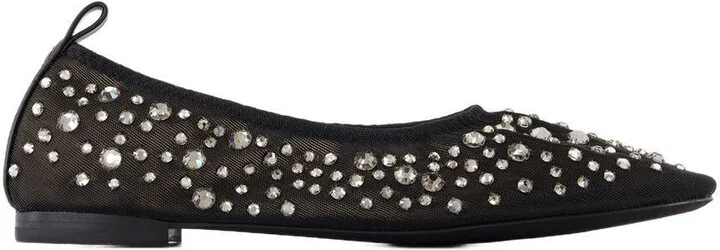 Tory Burch Crystal Ballerinas