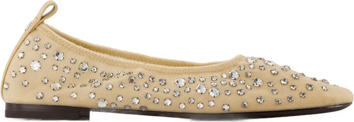 Tory Burch Crystal Ballerinas