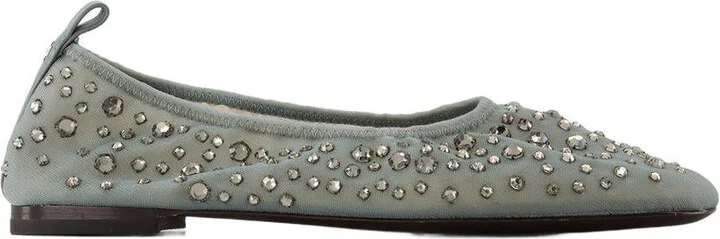 Tory Burch Crystal Ballerinas