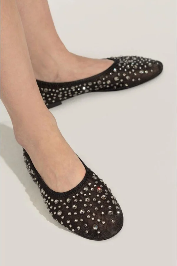 Tory Burch Crystal Ballet Flats - Image 3