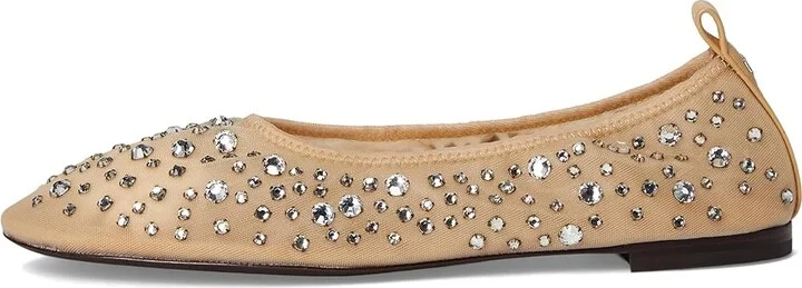 Tory Burch Crystal Ballet Women's Shoes Sheer : 5.5 M, Leather/Mesh/Nylon - Image 6