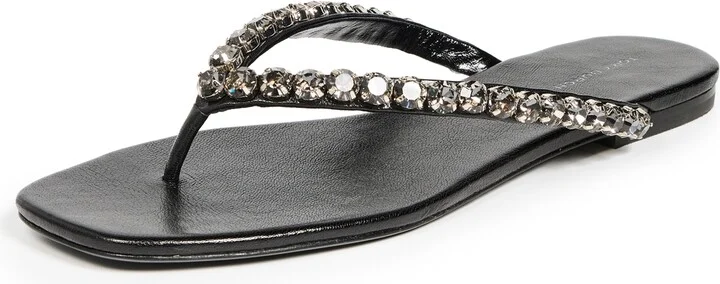 Tory Burch Crystal Flat Thong Sandals