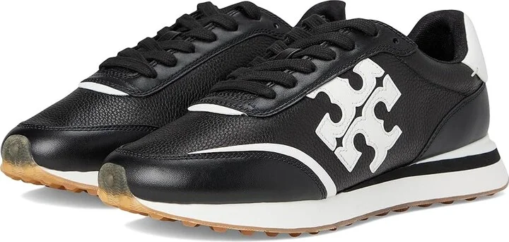Tory Burch Destiny Trainer Women's Shoes Perfect Black/Purity : 11 M, Suede