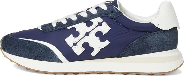 Tory Burch Destiny Trainer Women's Shoes Retro Navy/ Retro Navy/ Purity : 7 M, Suede - Image 6